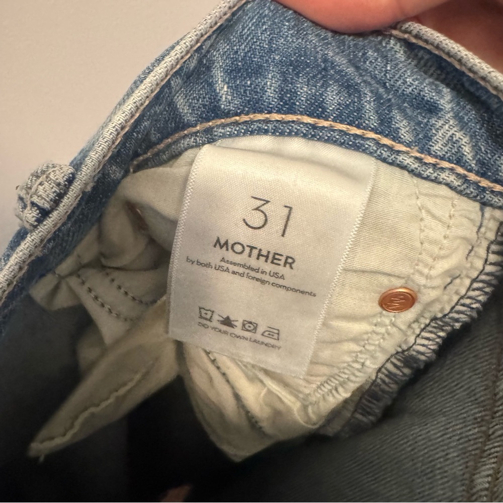 MOTHER denim jeans The Bookie flood in color Deans List 31 - Picture 9 of 10